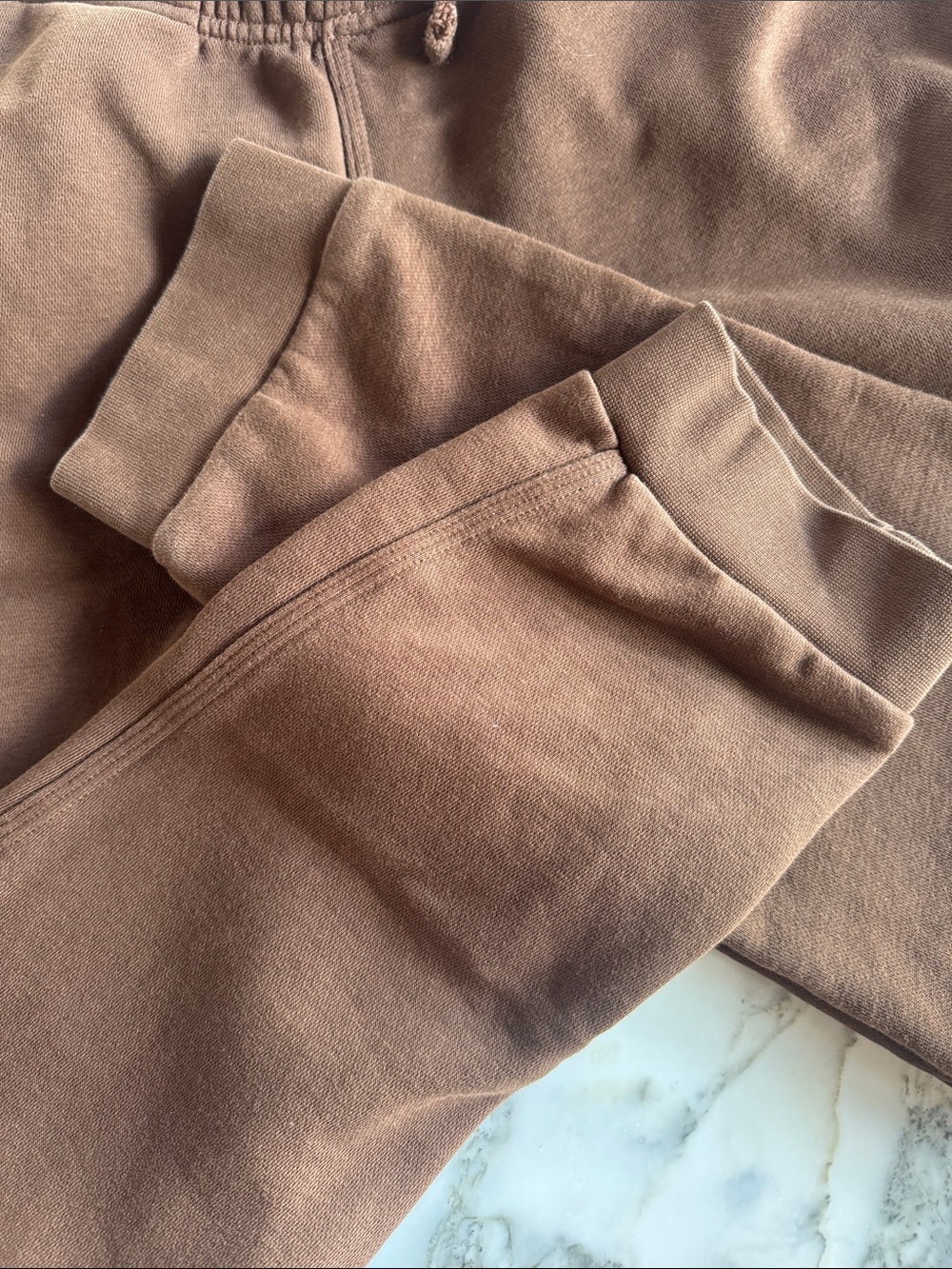 Nike Brown Fleece Joggers Track Suit Men’s Large - Picture 6 of 13